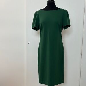 Ann Taylor Green Sheath Dress